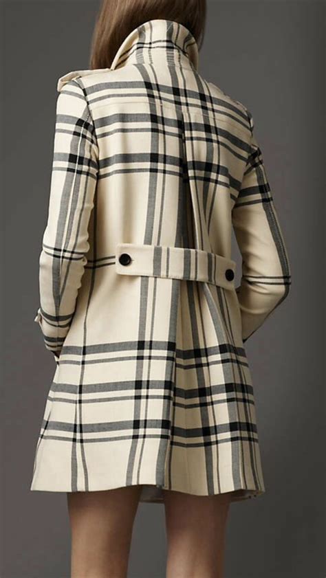 burberry mantel damen blau|Burberry coats for women.